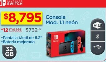 Chedraui Consola mod 1.1 neón oferta