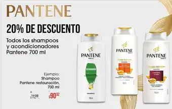 DelSol Shampoo pantene restauración 700ml oferta