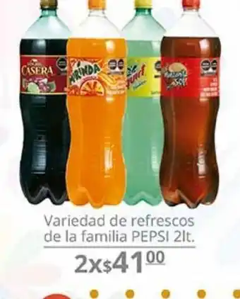 La Comer Refrescos de la familia pepsi oferta
