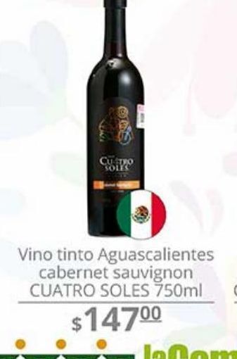 La Comer Vino tinto aguascalientes oferta