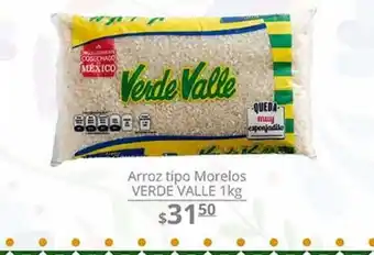 La Comer Arroz verde valle oferta