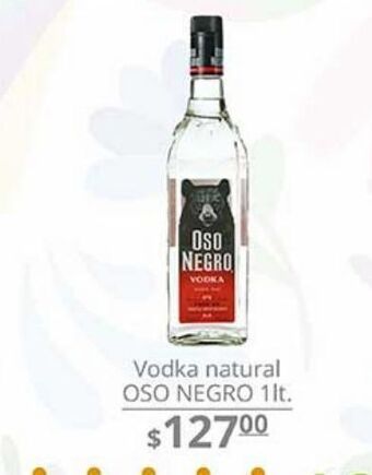 La Comer Vodka natural oferta