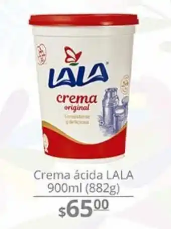 La Comer Crema ácida lala 900ml 882g oferta
