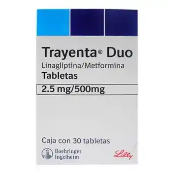 Sam's Club Trayenta duo 2.5 mg/500 mg 30 tabletas oferta