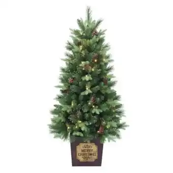 Sam's Club Árbol de navidad artificial member's mark en canasta natural oferta
