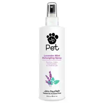 John paul pet spray relajante y desenredante de lavanda y menta para perro y gato
