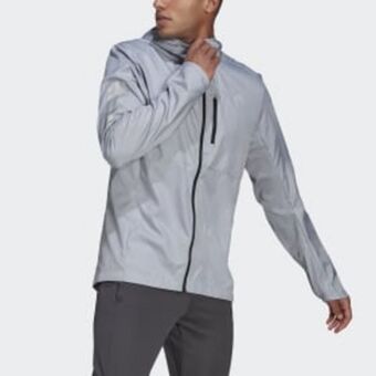 Adidas Chamarra rompevientos con gorro own the run oferta