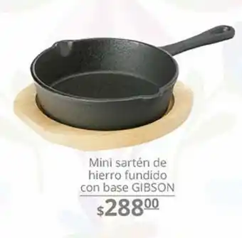 La Comer Mini sarten hierro fundido gibson oferta