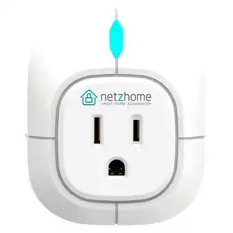 Enchufe inteligente netzhome wi-fi con sirena blanco wp01