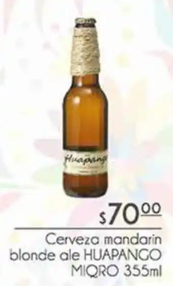 Cerveza Mandarin Blonde Ale Huapango Miqro 355ml