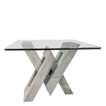 Chapur Mesa lateral de cristal vemer oferta