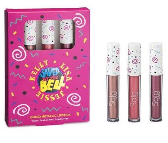 Saved by the bell liquid lipstick trio jessie, kelly & lisa