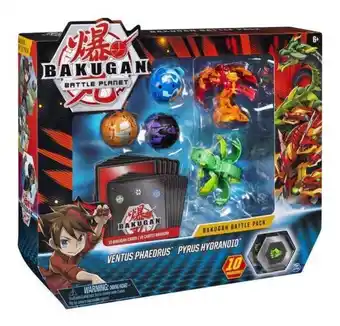 Juguetrón Spin master bakugan set de batalla ventus-pyrus 6045132-2 oferta