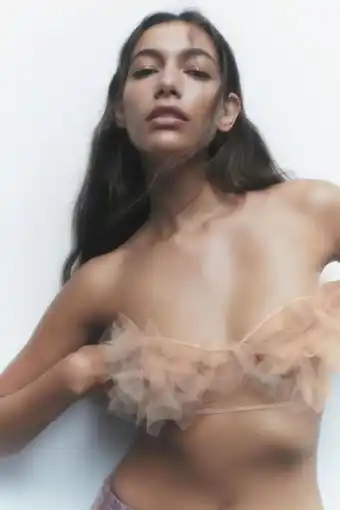 ZARA Bandeau tul volumen oferta