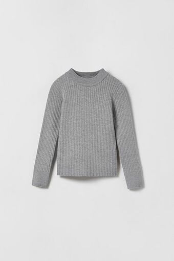 ZARA Jersey punto canalé oferta