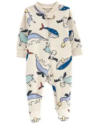 Pijama mameluco de dinosaurio carter's