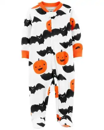 Mameluco con cremallera de doble sentido para halloween carter's