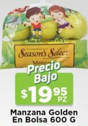 HEB Manzana Golden En Bolsa 600g oferta