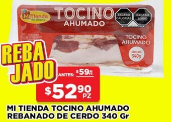 HEB Mi Tienda Tocino Ahumado Rebanado de Cerdo 340g oferta