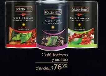 Café tostado y molido