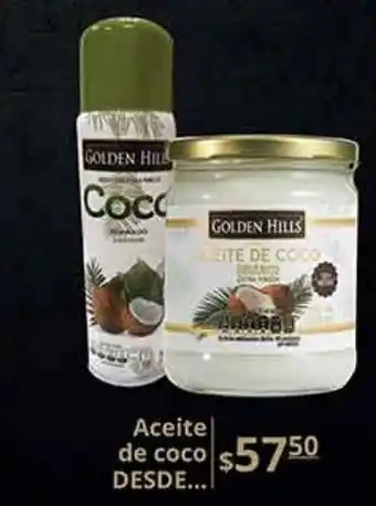 La Comer Aceite de coco golden hills oferta