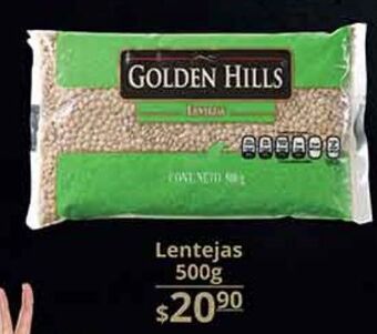 La Comer Lentejas golden hills 500g oferta