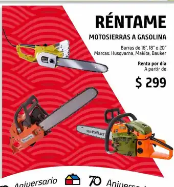 Sodimac Homecenter Motosierra a gasolina oferta