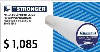 Malla de súper refuerzo p/ impermeabilizar 1 x 60 m