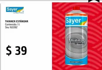 Thinner estándar 1 l