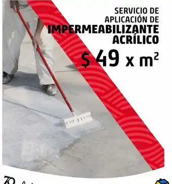 Sodimac Homecenter Servicio de aplicación de impermeabilizante oferta