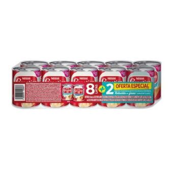 Sam's Club Leche evaporada carnation clavel nestlé 8 latas 360g c/u + 2 latas reducida en grasa de 360g c/u oferta