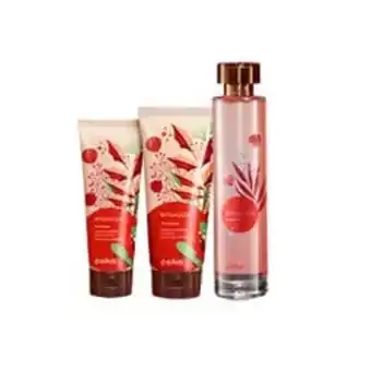 Ésika Set crema de cuerpo + crema de manos + colonia ritualeza avellana edición limitada navidad oferta