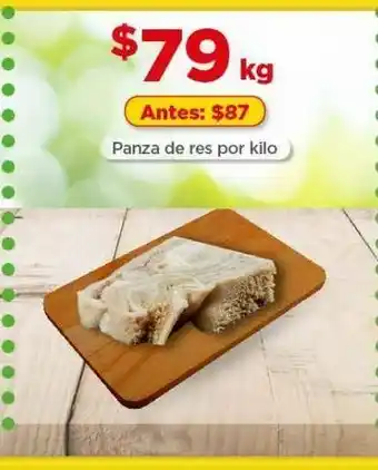 Bodega Aurrerá Panza de res kg oferta