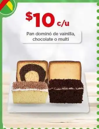 Bodega Aurrerá Pan dominó de vainilla, chocolate o multi oferta