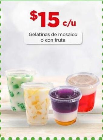 Bodega Aurrerá Gelatinas de mosaico o con fruta oferta