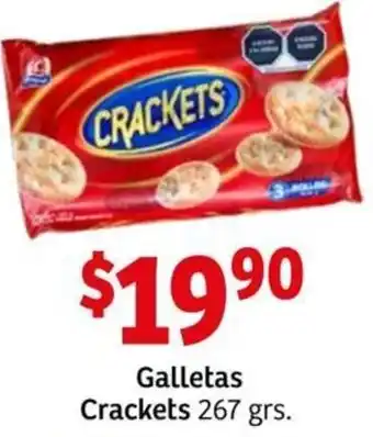 Soriana Mercado Galletas Crackets 267g oferta