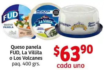 Queso Panela FUD, La Villita o Los Volcanes 400g