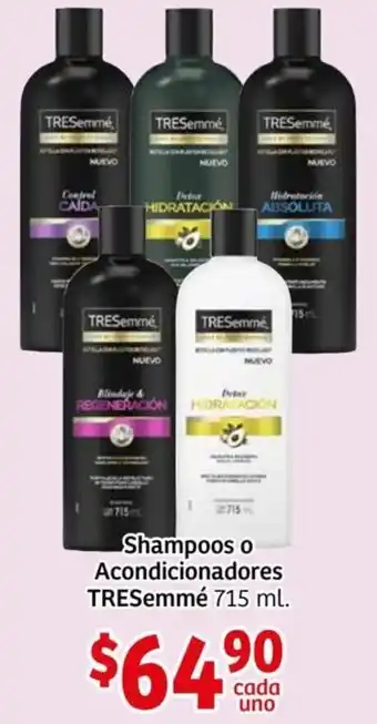 Shampoo o Acondicionador TRESemmé 715ml