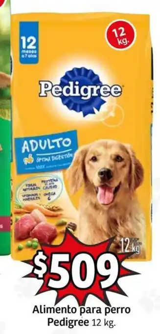 Soriana Mercado Alimento para Perro Pedigree 12kg oferta