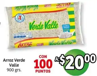 Soriana Mercado Arroz Verde Valle 900g oferta