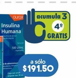 Insulina humana recombinante 100 ui cronix 1 inyección frasco ámpula