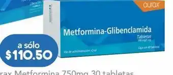 Farmacia San Pablo Metformina 500 mg glibenclamida 5 mg cronix 60 tableta oferta