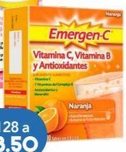 Farmacia San Pablo Emergen-c vitamina c, b y antioxidantes sabor naranja suplemento alimenticio 10 polvo oferta