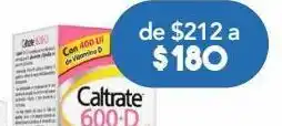 Farmacia San Pablo Caltrate 600 + d 60 tabletas caja carbonato de calcio 600 mg oferta