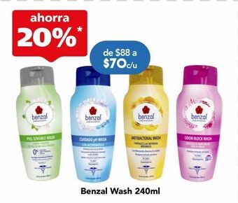Farmacia San Pablo Benzal antibacterial wash shampoo íntimo con manzanilla 240 ml oferta
