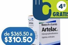 Farmacia San Pablo Artelac 10 ml solución gotero hidroxipropilmetilcelulosa 3.2 mg oferta