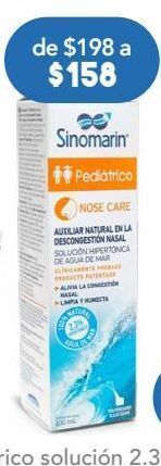 Farmacia San Pablo Sinomarin pediátricos 100 ml solución lata agua de mar 2.3 % oferta