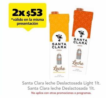 Farmacia San Pablo Santa clara leche light deslactosada 1 l oferta