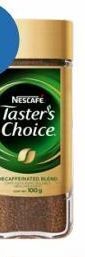 Nescafé taster's choice café descafeinado soluble 100 g