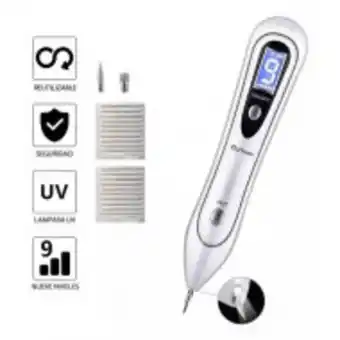 Fandeal Bolígrafo cauterizador p/verrugas pecas y tatuajes c/luz led oferta
